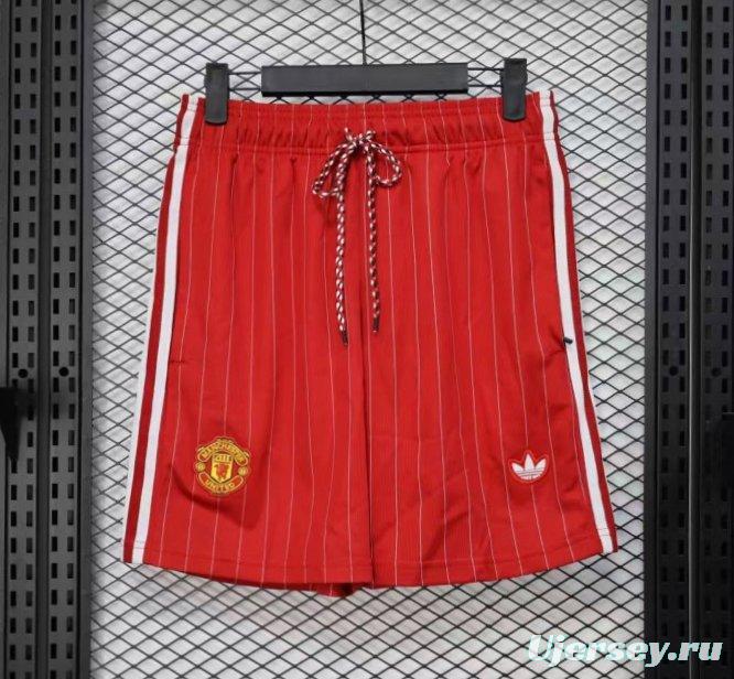 Player Version 25/26 Manchester United Red Adidas Original Shorts