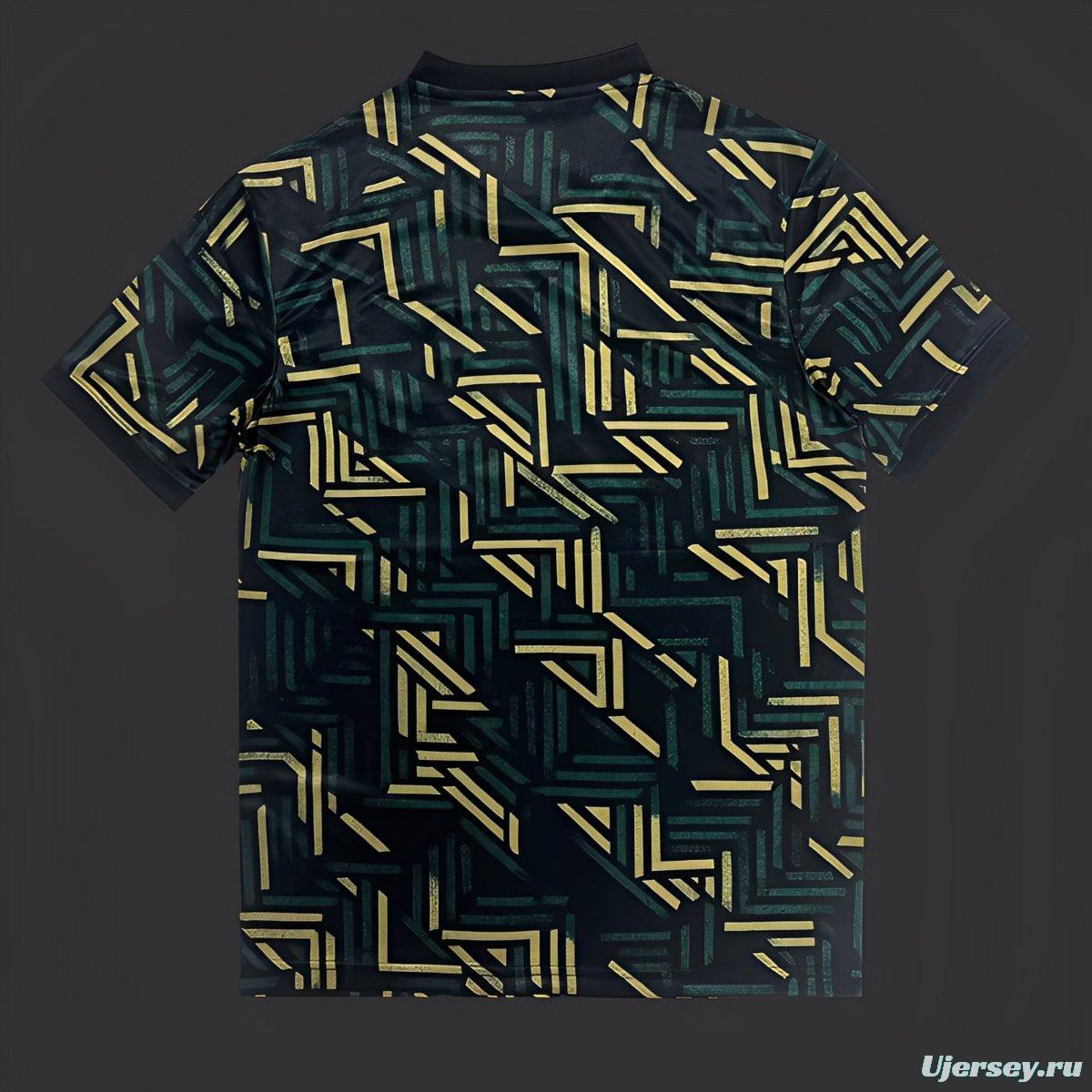 25/26 Sporting CP Dark Green with Geometric Gold Pattern Jersey