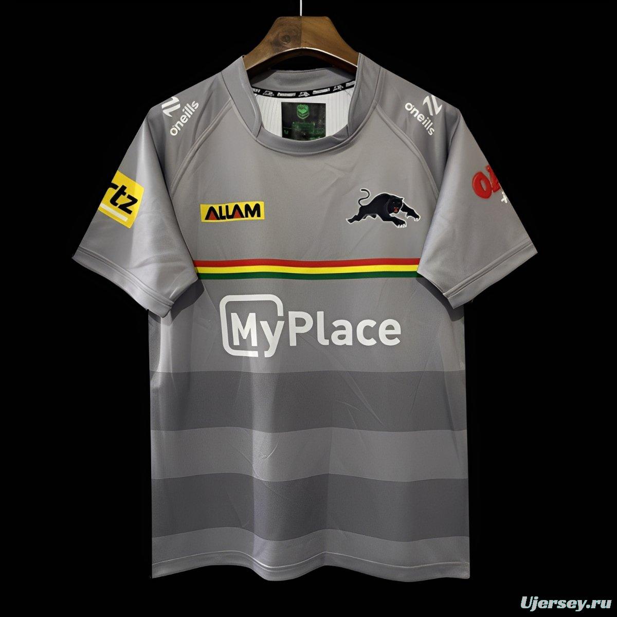 25/26 Hull FC Grey with Rainbow Hoops Heritage Jersey