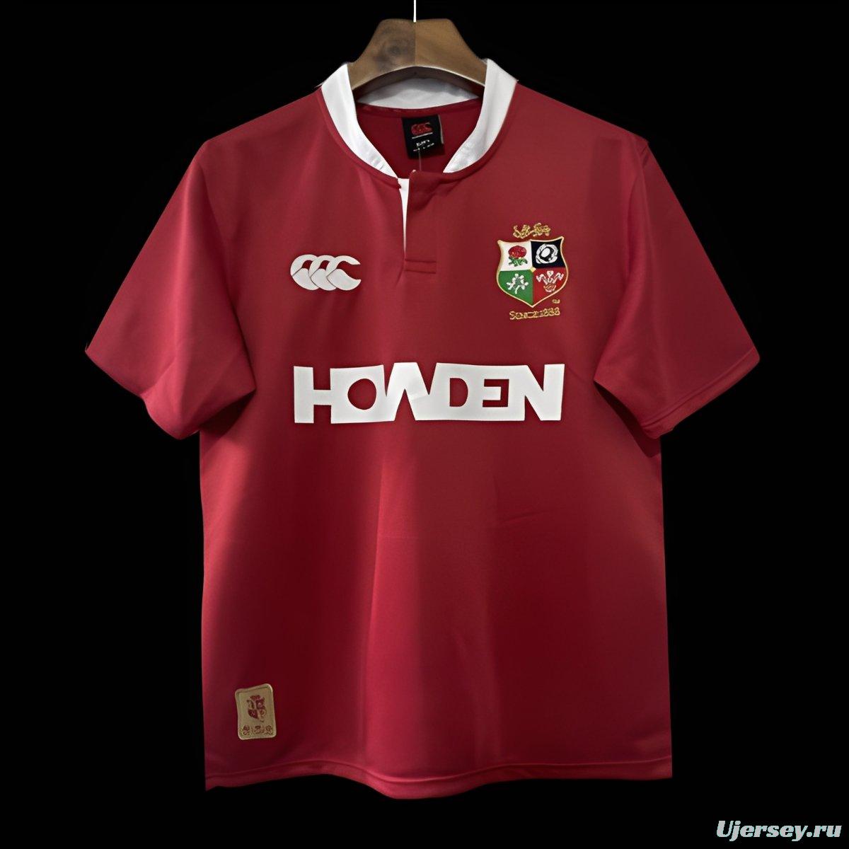 2026 British & Irish Lions Red with White Trim Jersey