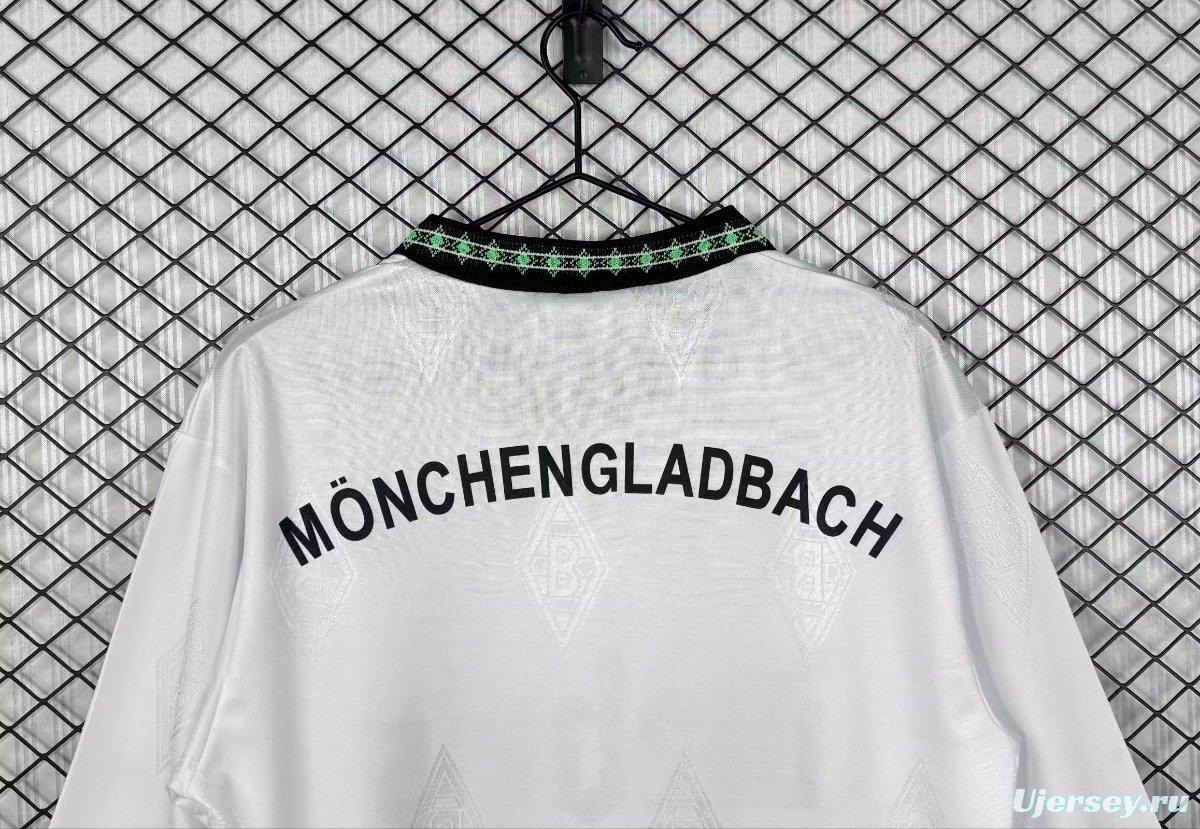 Retro 95/96 Borussia Mönchengladbach Home Long Sleeve Jersey