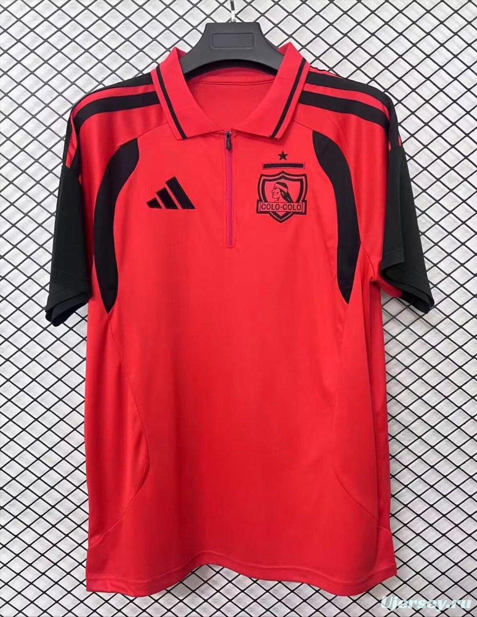 25/26 COLO COLO Red POLO Jersey