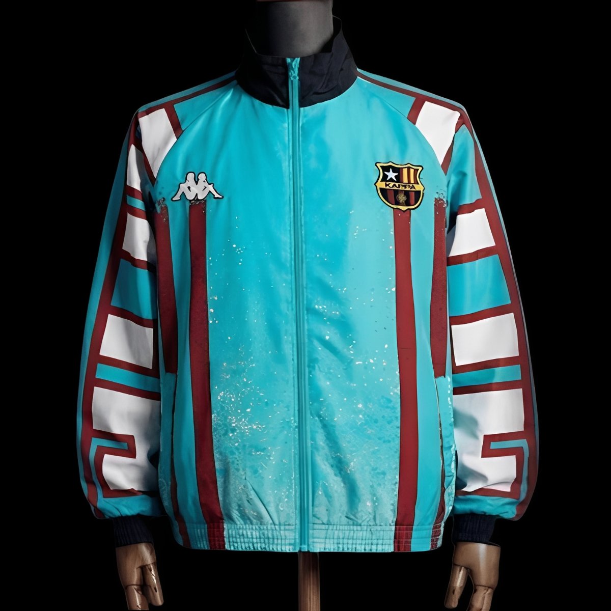 1996/97 Vintage Style Barcelona BARCA#9 Jacket Windbreaker
