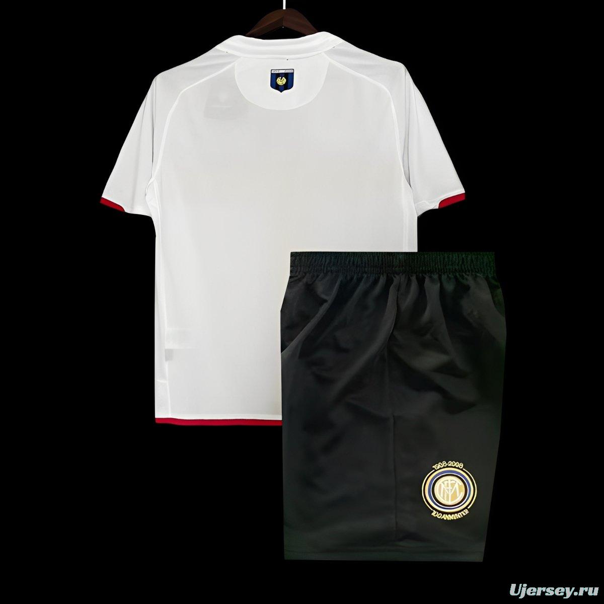 Retro Kids 07/08 Inter Milan Away White Jersey