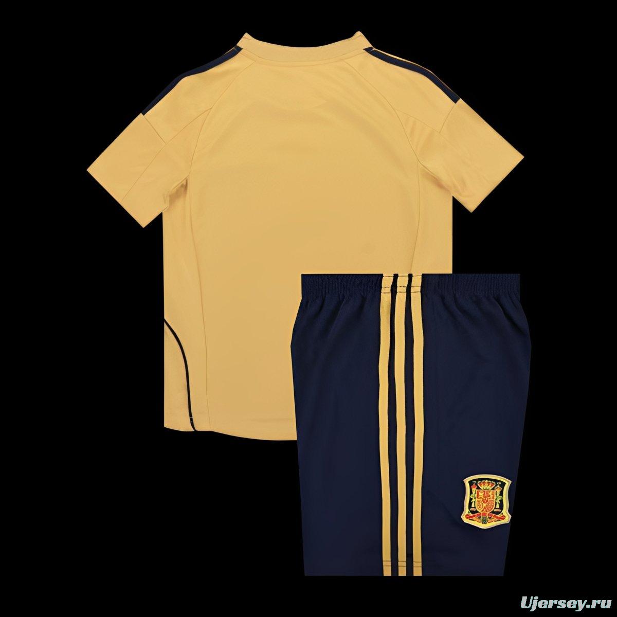 Retro Kids 2008 Spain Away Jersey