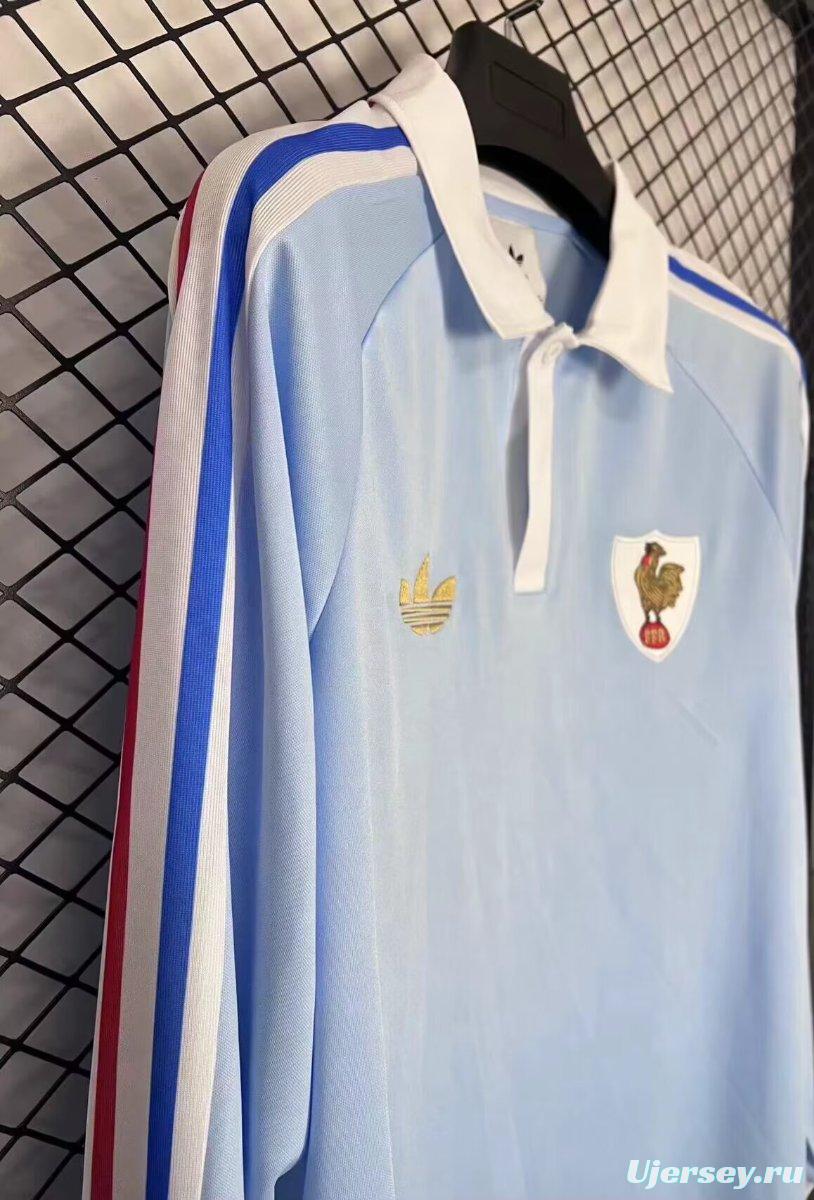 2026 Adidas FFR Crunch Rugby Long Sleeve 120 Years jersey