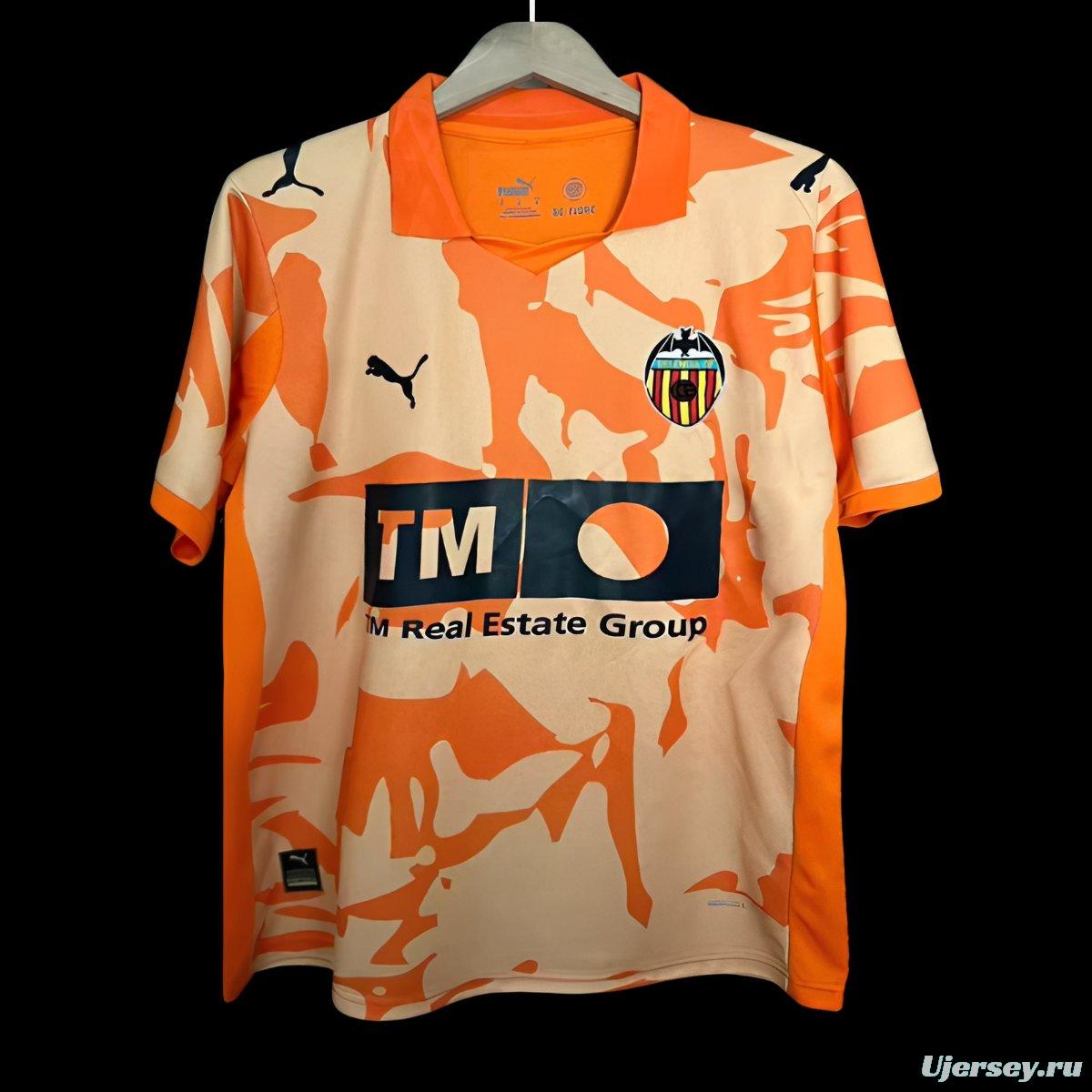 25/26 Valencia Puma Vintage Remake Orange Jersey