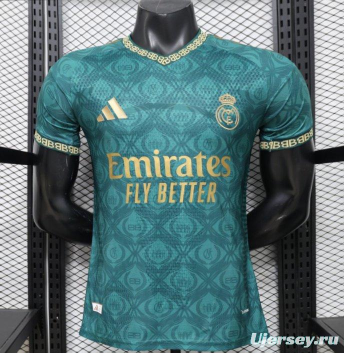 Player Version 26/27 Real Madrid Green Gold Third Special Edition Jersey