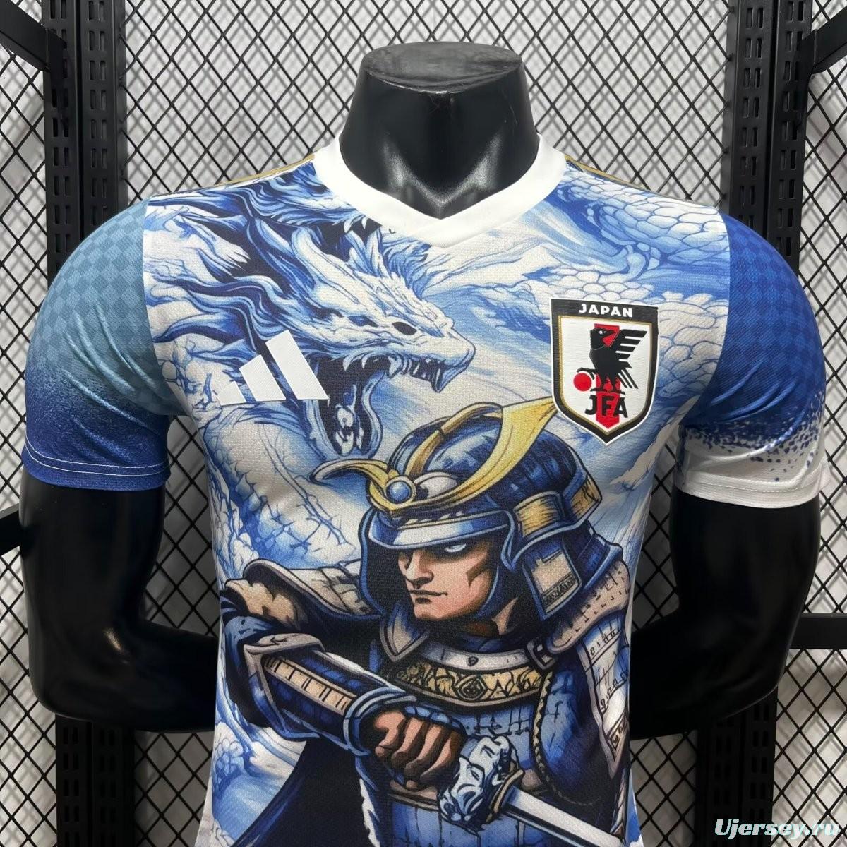 Player Version 2026 Japan Blue Samurai Dragon Special Edition Jersey