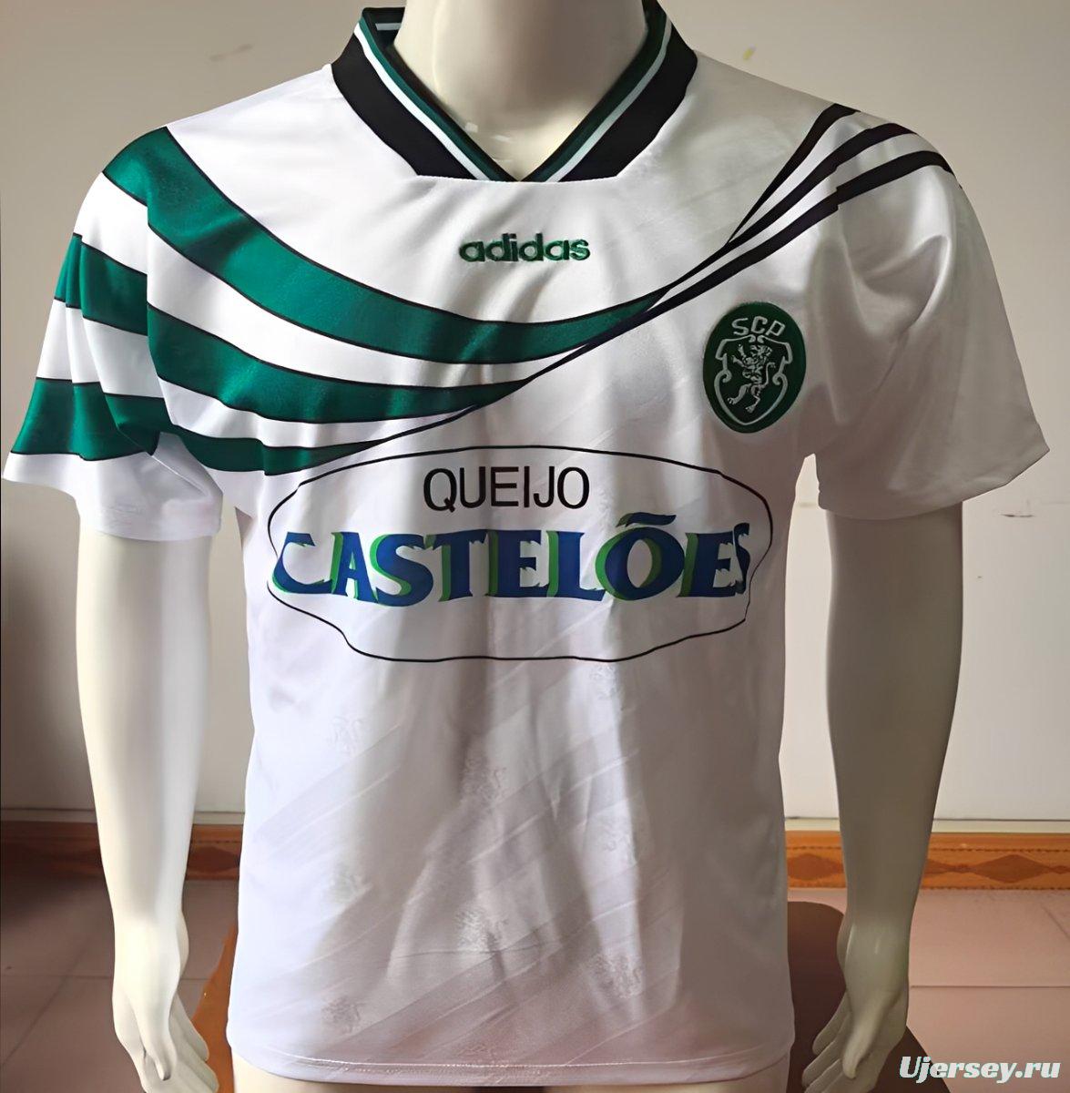 Retro 1994/95 Sporting Lisbon Away White Jersey