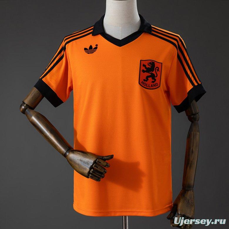 78/80 Netherlands Home Retro Jersey