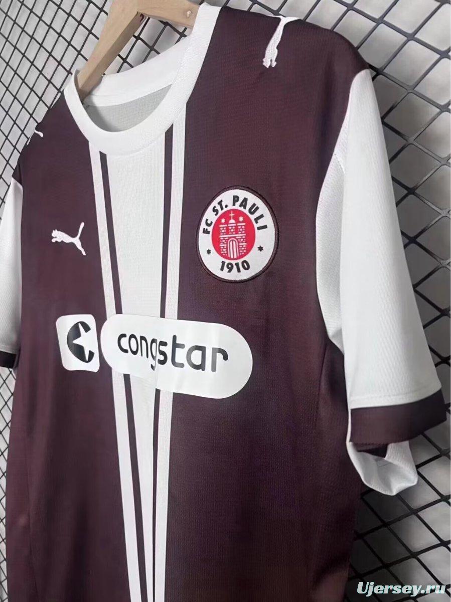 25/26 FC St. Pauli Brown 1970s Remake Special Jersey