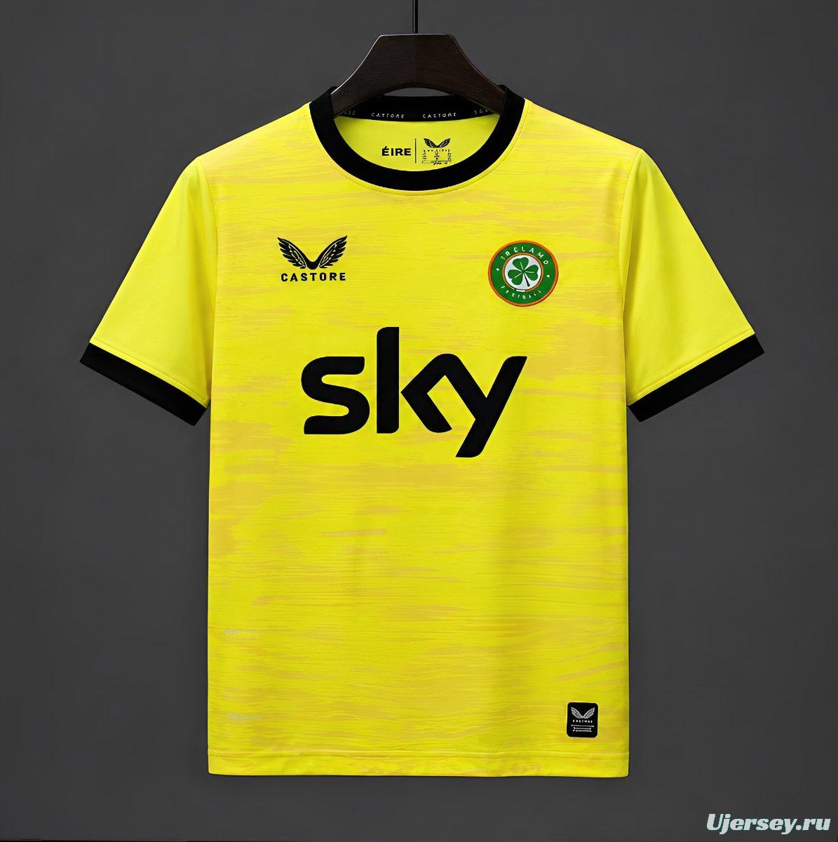 2026 Ireland Yellow Goalkeeper Jersey
