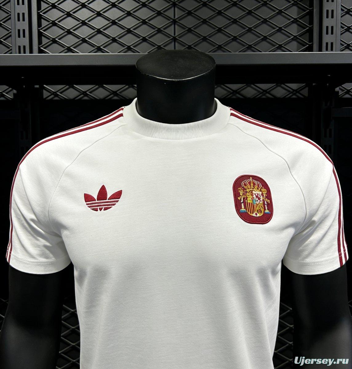 2026 Spain White T-Shirt