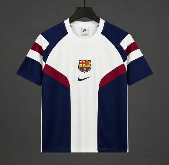 26/27 Barcelona Vintage 1998-01 Remake Away Jersey