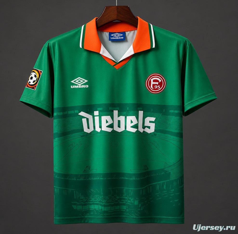 Retro 96/97 Fortuna Dusseldorf Away Green Jersey