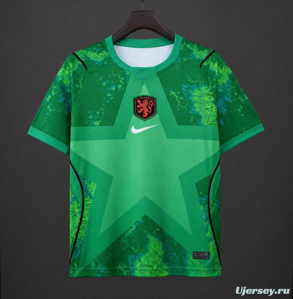 2026 Netherlands Green Goalkeeper Jersey
