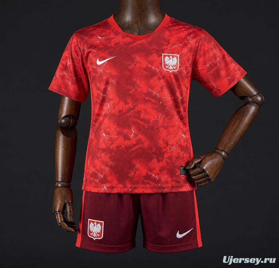 2026 Poland Away Red Jersey
