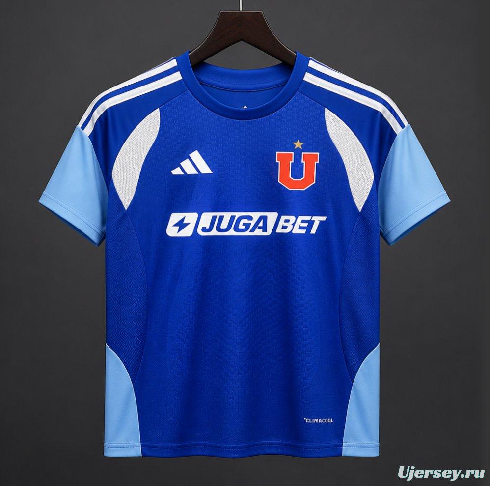 26/27 Universidad de Chile Pre-Match Blue Jersey