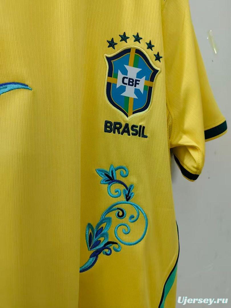 2026 Brazil 2026 Home Yellow/Blue "Floral Edition" Jersey