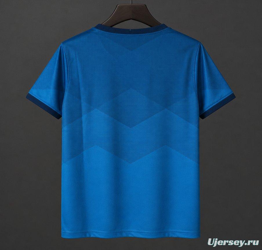 Retro 2021 Brazil Away Blue Jersey
