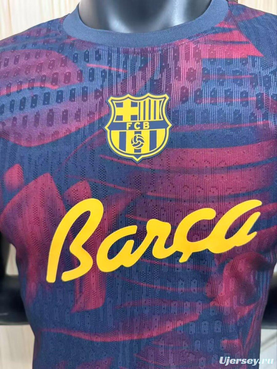 Player Version 26/27 Barcelona Special Abstract Red & Blue "Barça" Script Jersey