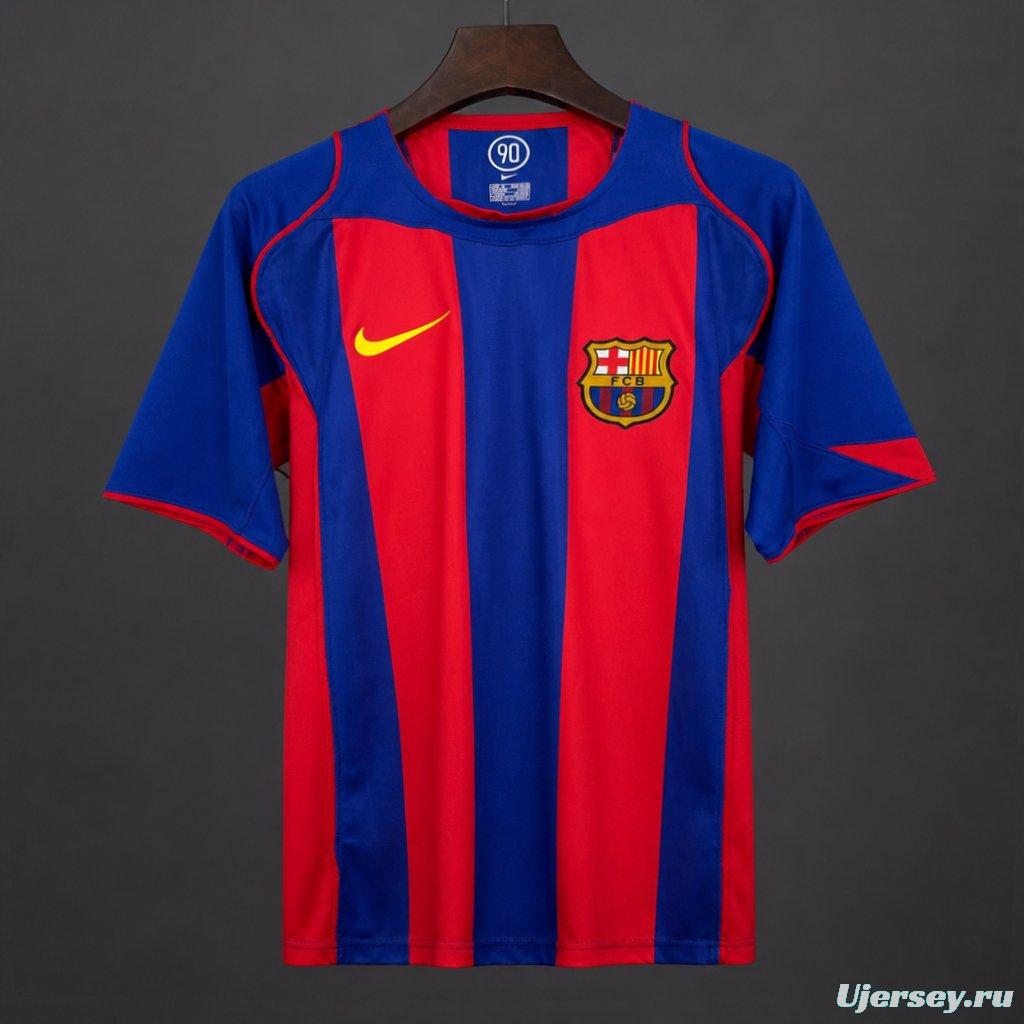 04/05 Retro Barcelona Home Jersey