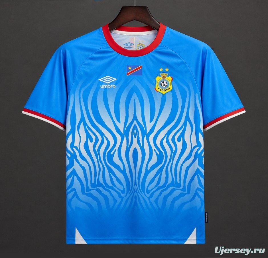 2026 DR Congo Sky Blue  Home Jersey