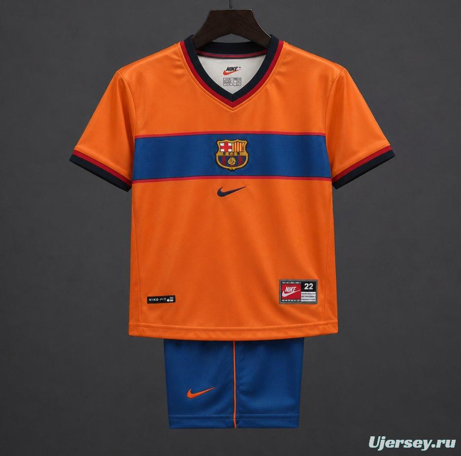 Retro Kids 98/99 Barcelona Third Jersey