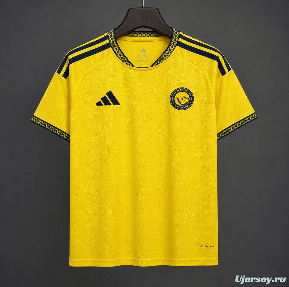 26/27 Al-Nassr Yellow & Navy Vintage 23/24 Remake  Home Jersey