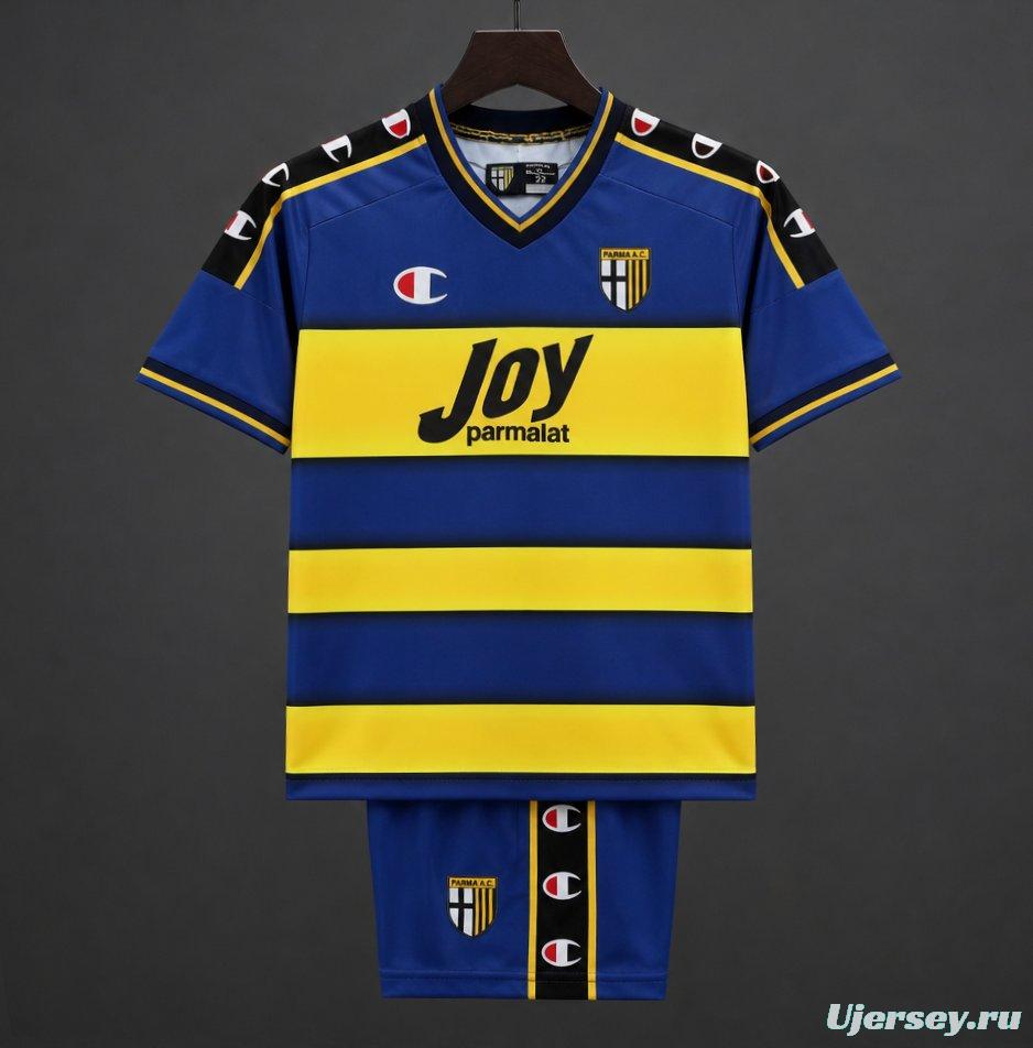 Retro Kids 01/02 Parma Home Jersey
