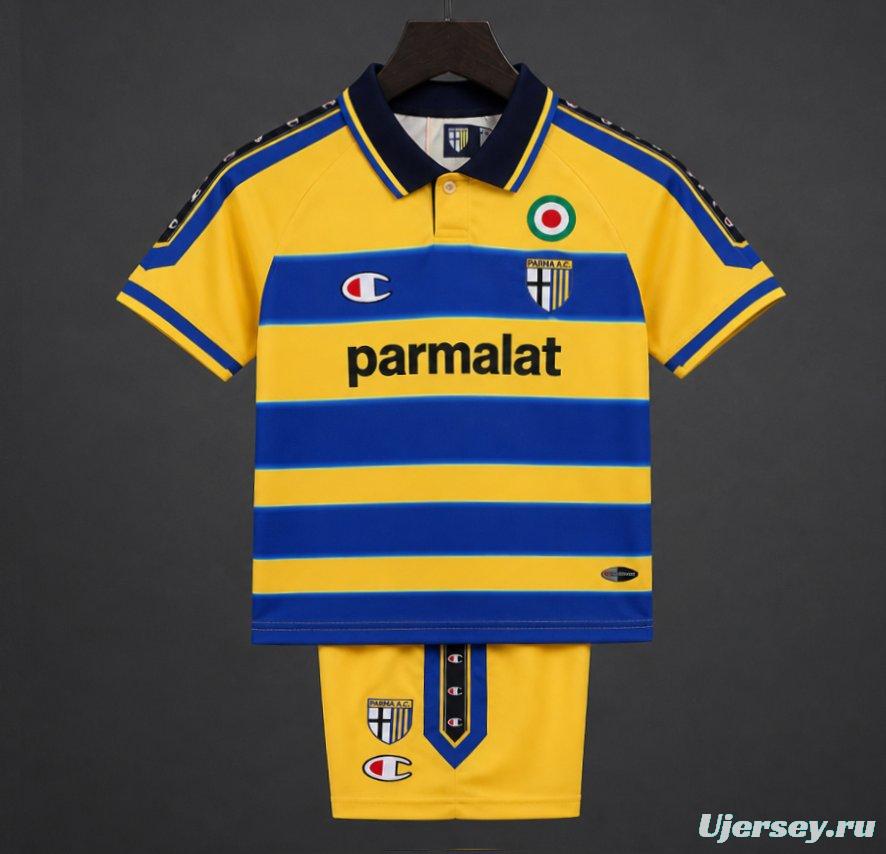 Retro Kids 99/00 Parma Home Jersey