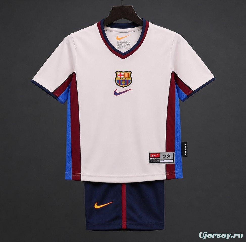 Retro Kids 98/99 Barcelona Away Jersey