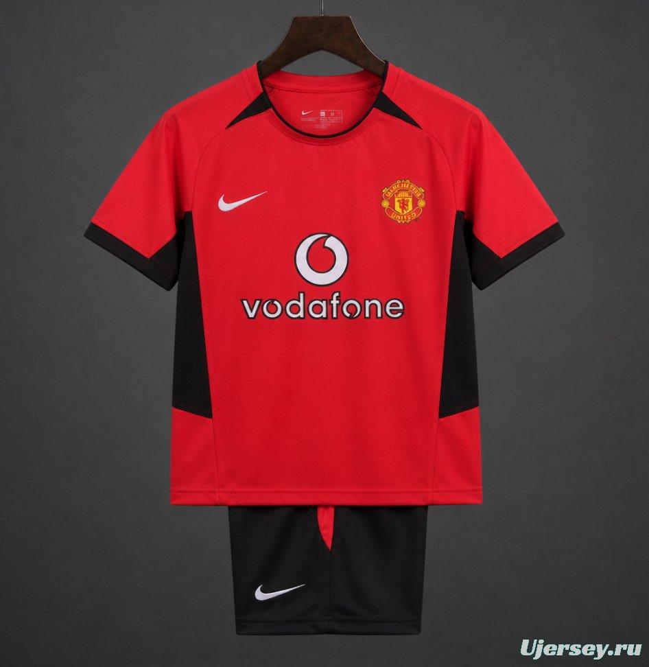 Retro Kids 10/11 Manchester United Home Jersey