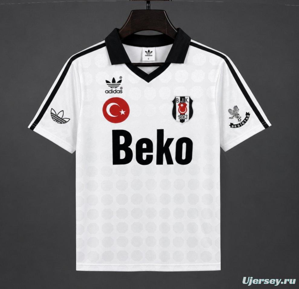 Retro 90/91 Besiktas Home Jersey