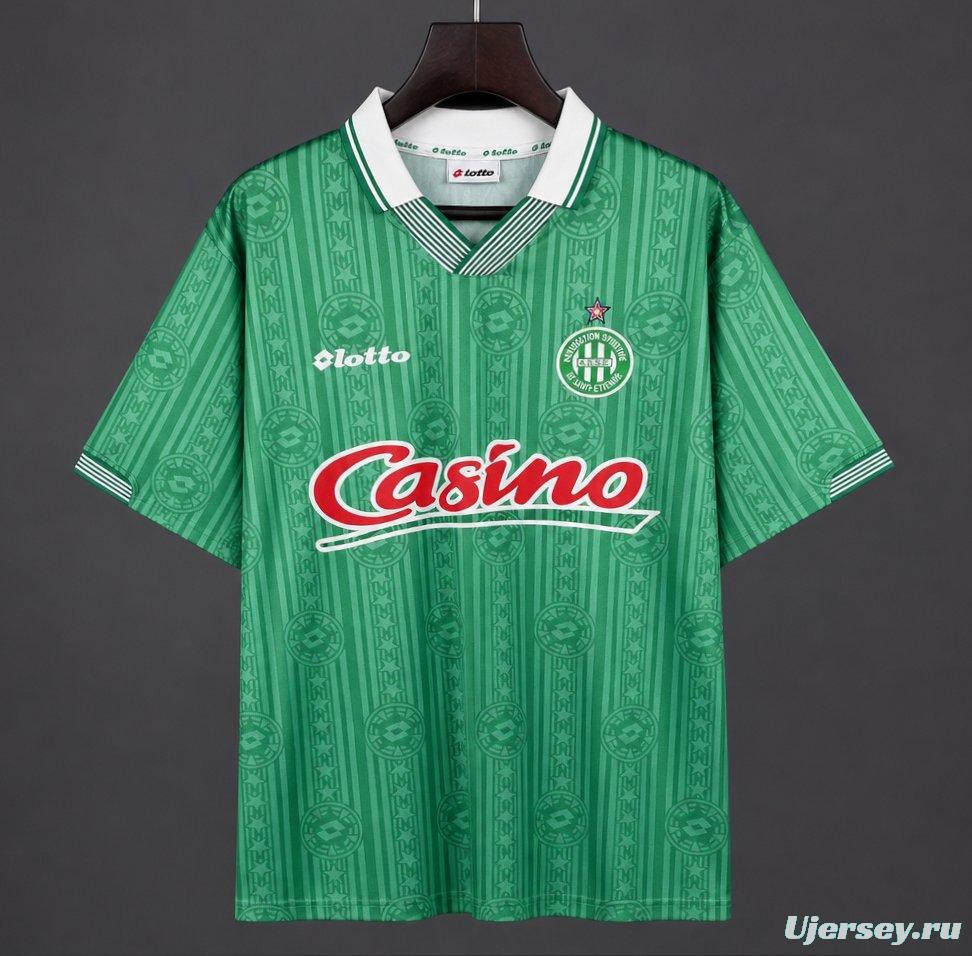 Retro 97-98 Saint-Etienne/ASSE Home Jersey