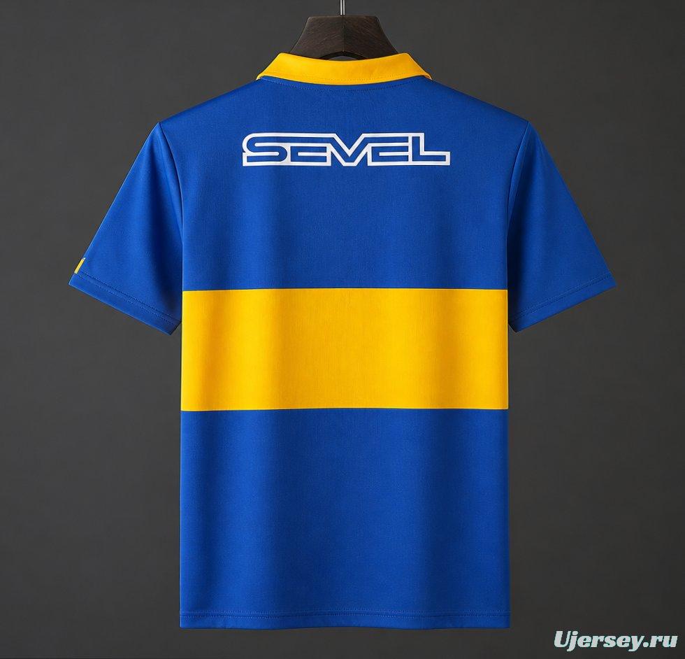 Retro 90/91 Boca Juniors Home Jersey