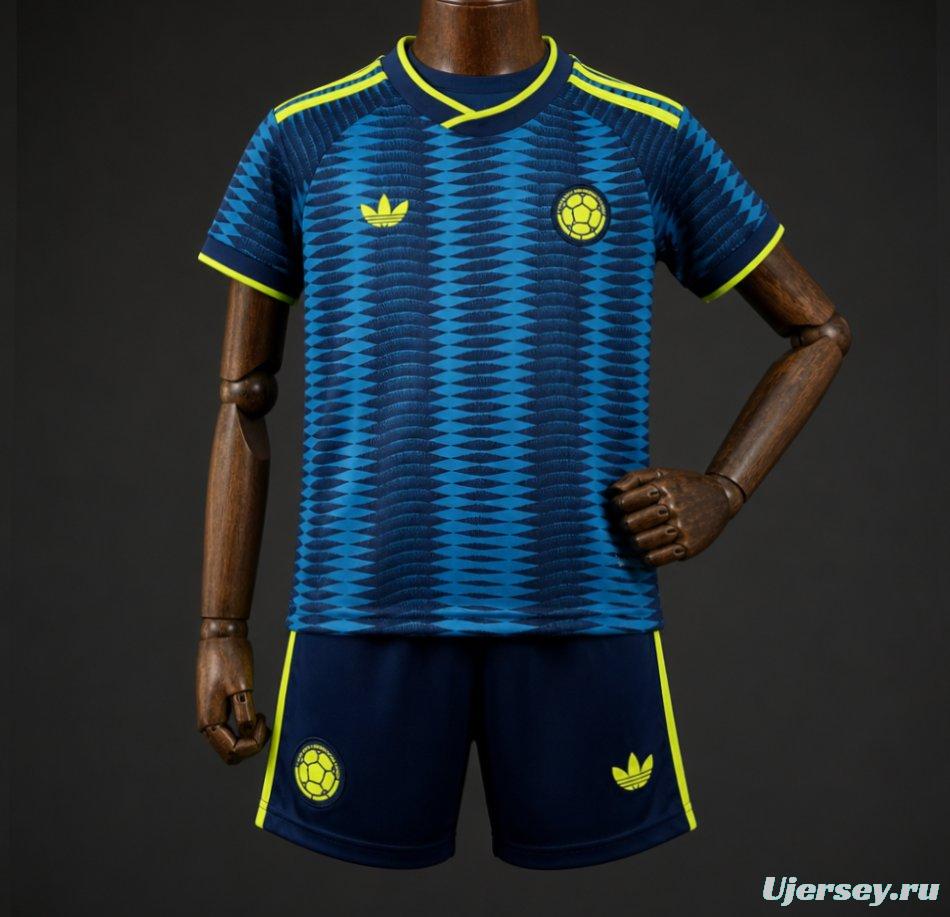 2026 Kids Colombia World Cup Away Kit