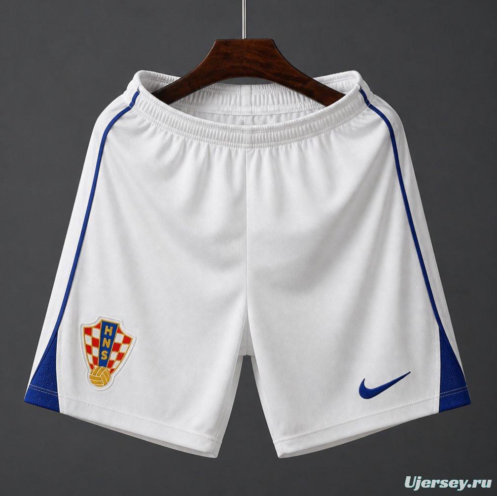 2026 Croatia Home Shorts