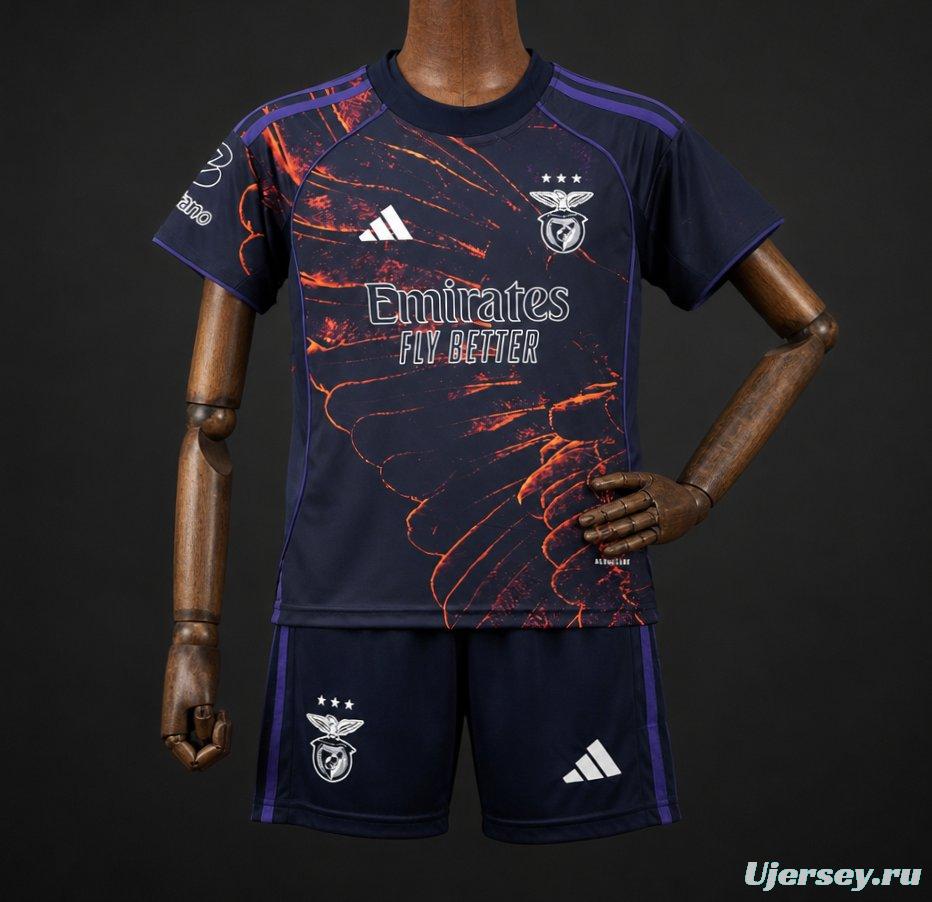 2025/26 Kids Benfica Fourth Kit
