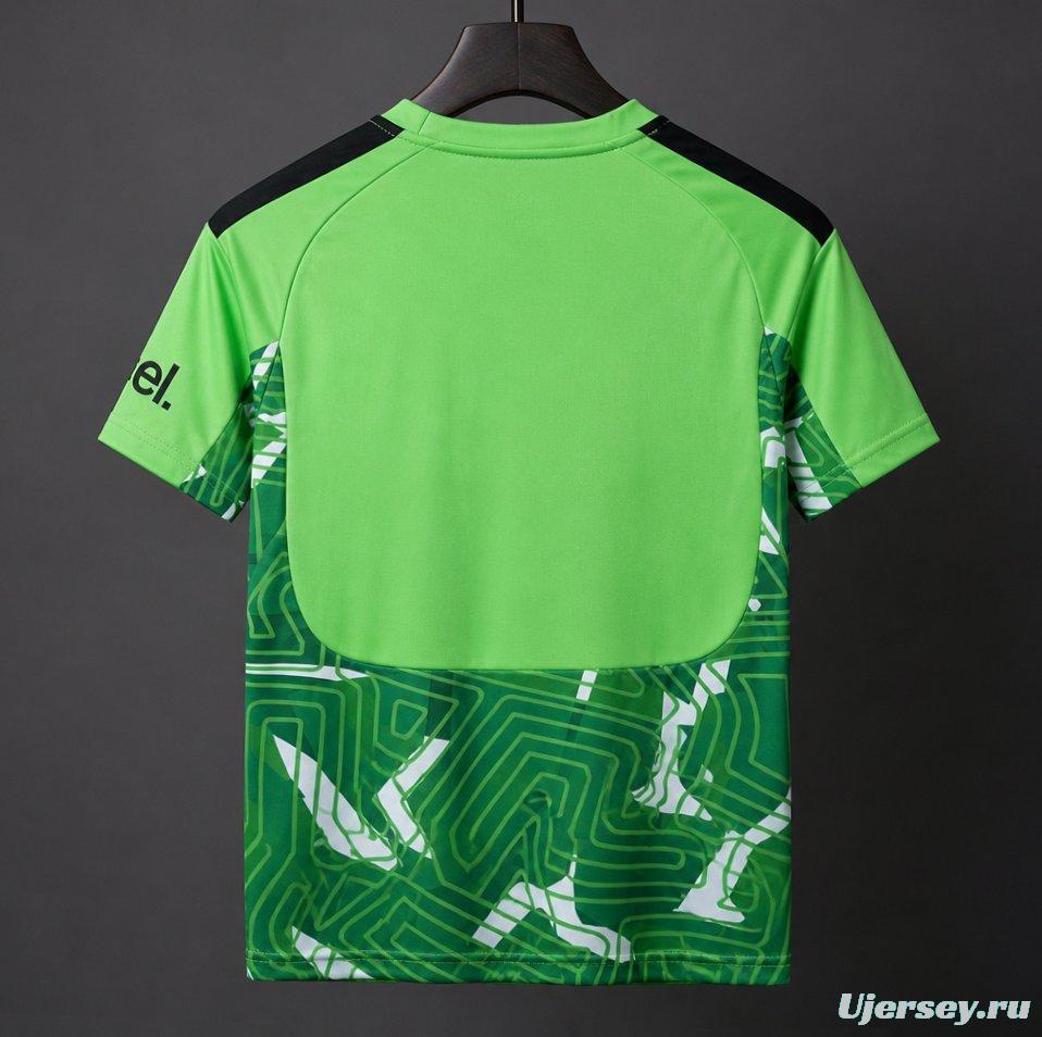26/27 Arsenal Goalkeeper Neon Green/Dark Green Jersey