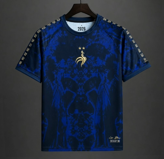 2026 France 'Les Bleus' Heritage Football Navy Jersey