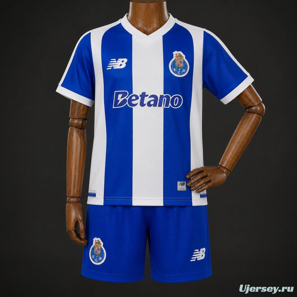 26/27 Kids Porto Home Jersey