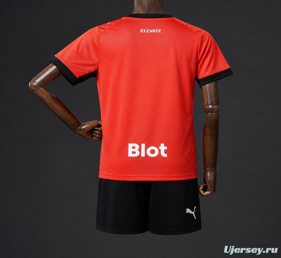 26/27 Kids Stade Rennais Red Jersey