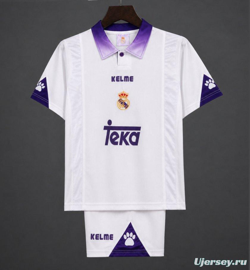 Retro Kids 97/98 Real Madrid Home Jersey