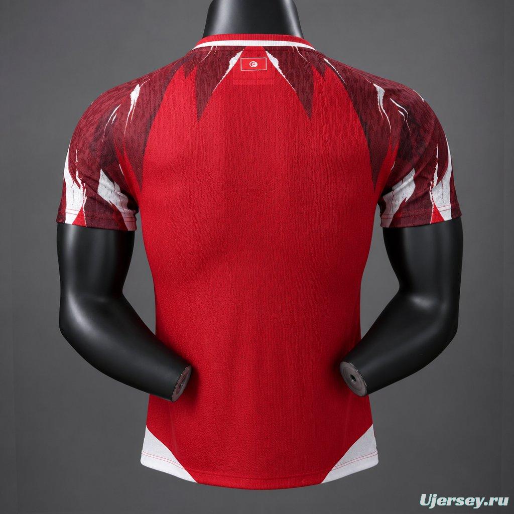 Player Version 2026 Tunisia Home Jersey