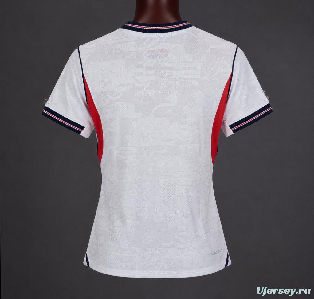 Player Version 2026 Women England Home Jersey
