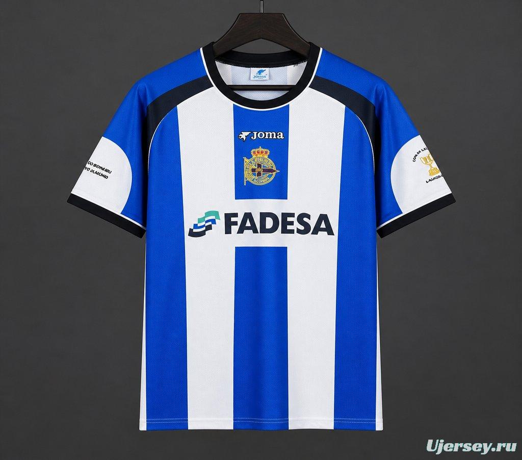 Retro 02/03 Deportivo de La Coruña Home Jersey