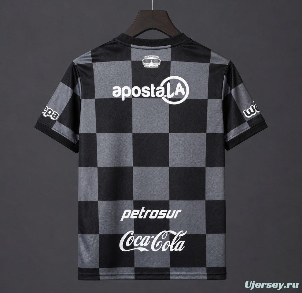 26/27 Olimpia Black & Grey with Checkered Pattern Jersey