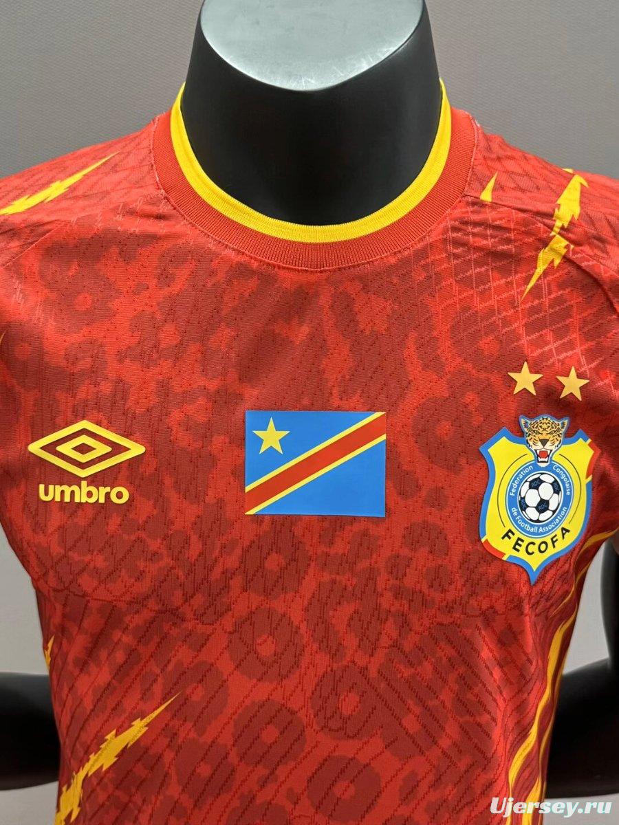 Player Version 2026 Congo Third Red Jersey